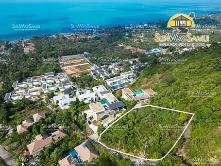 Land "(SOLD) Panoramic 1654sqm Seaview Land in Bangpor for sale" sea view, district Bang Por, 