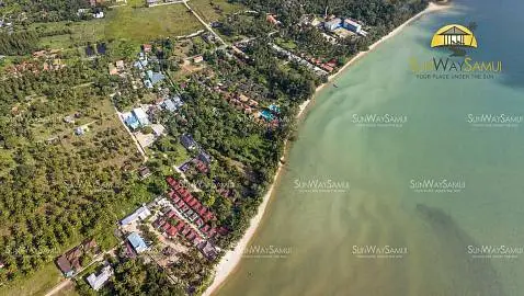 Land "(SOLD) 4 Rai beachfront at Lipa Noi" beachfront, district Lipa Noi, 