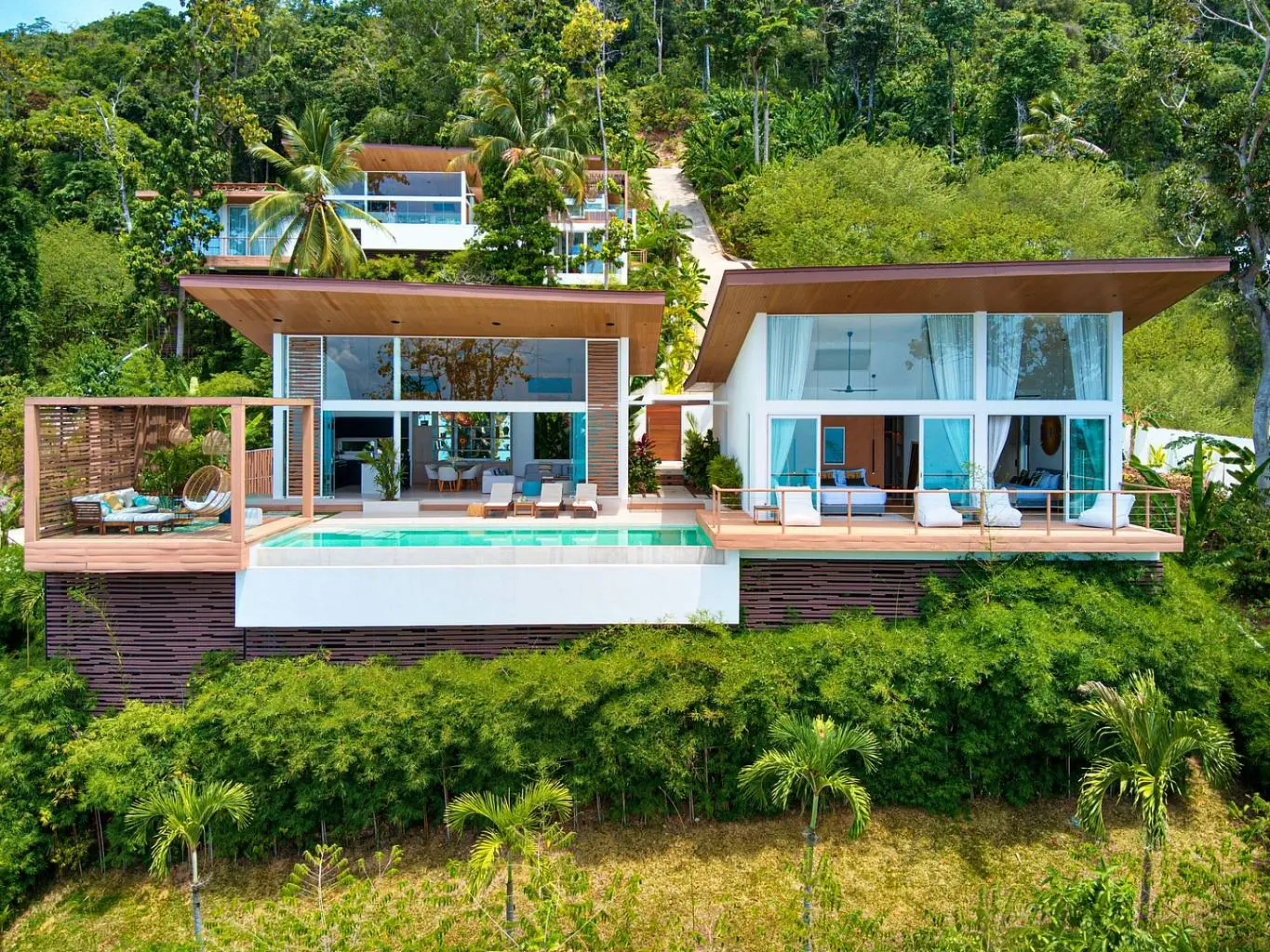 (SOLD) Pacific Palisade - Contemporary Tropical 3 Bedroom Seaview Pool Villas in Bang Por 