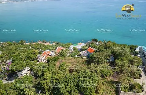 Land "Exceptional 2160 sqm Seaview Land in Chaweng Noi for sale" sea view, walking distance to the beach, district Chaweng Noi, 