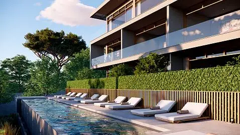 Condominiums "Pahili Loft Lamai – Hotel-Managed Jungle Apartments in Lamai for sale" 3 bedrooms, 2 showers, garden, district Lamai, 