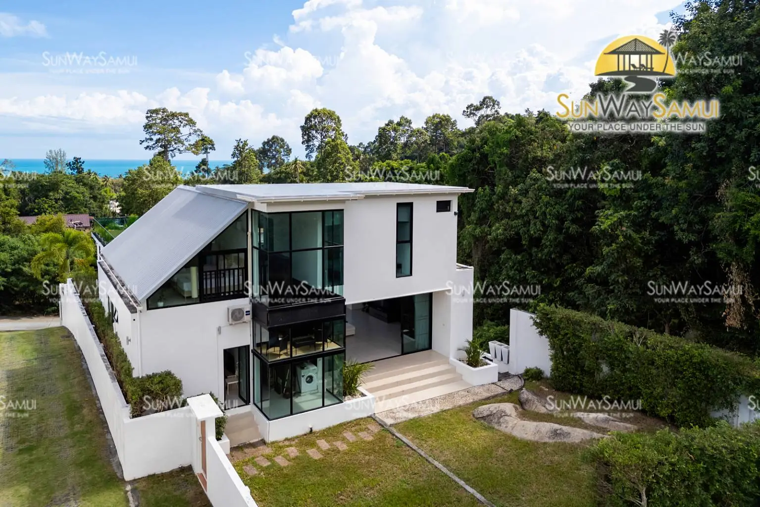 Vista Del Mare – 5 Bedroom Garden Pool Villa with Partial Seaview in Lamai for sale: Vista Del Mare – 5 Bedroom Garden Pool Villa with Partial Seaview in Lamai for sale