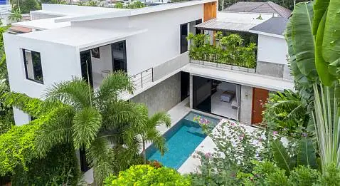 Villas "Villa Numdina – 5+1 Bedroom Family Garden Pool Villa in Maenam for sale" 6 bedrooms, 5 showers, garden, private pool, district Maenam, 