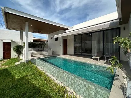 Villas "Baansuay Bophut - Prime location 2 Bedroom 3 Bathroom Garden Pool Villa in Bophut for sale" 2 bedrooms, 3 showers, garden, walking distance to the beach, district Bophut, 