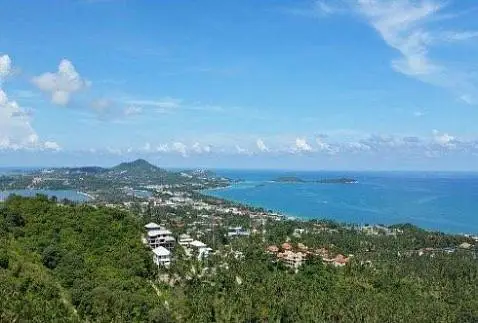 Land "Hill Top Land with Sea Views in Chaweng Noi" sea view, district Chaweng Noi, 