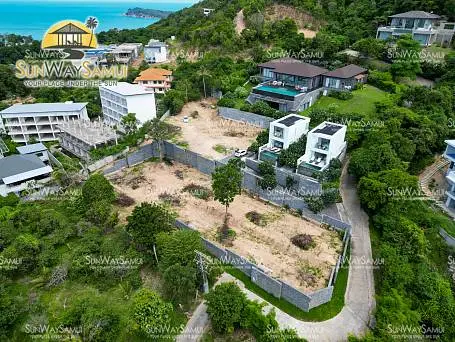 Land "Prime Development Land Plots in Plai Laem Soi 8 – Ready for Immediate Construction" sea view, walking distance to the beach, district Plai Laem, 