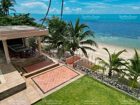 Villas "Rare Opportunity 9-Bedroom Beachfront Villa with Redevelopment Potential in Bangpor" &gt;9 bedrooms, &gt;9 showers, beachfront, garden, private pool, sea view, district Bang Por, 