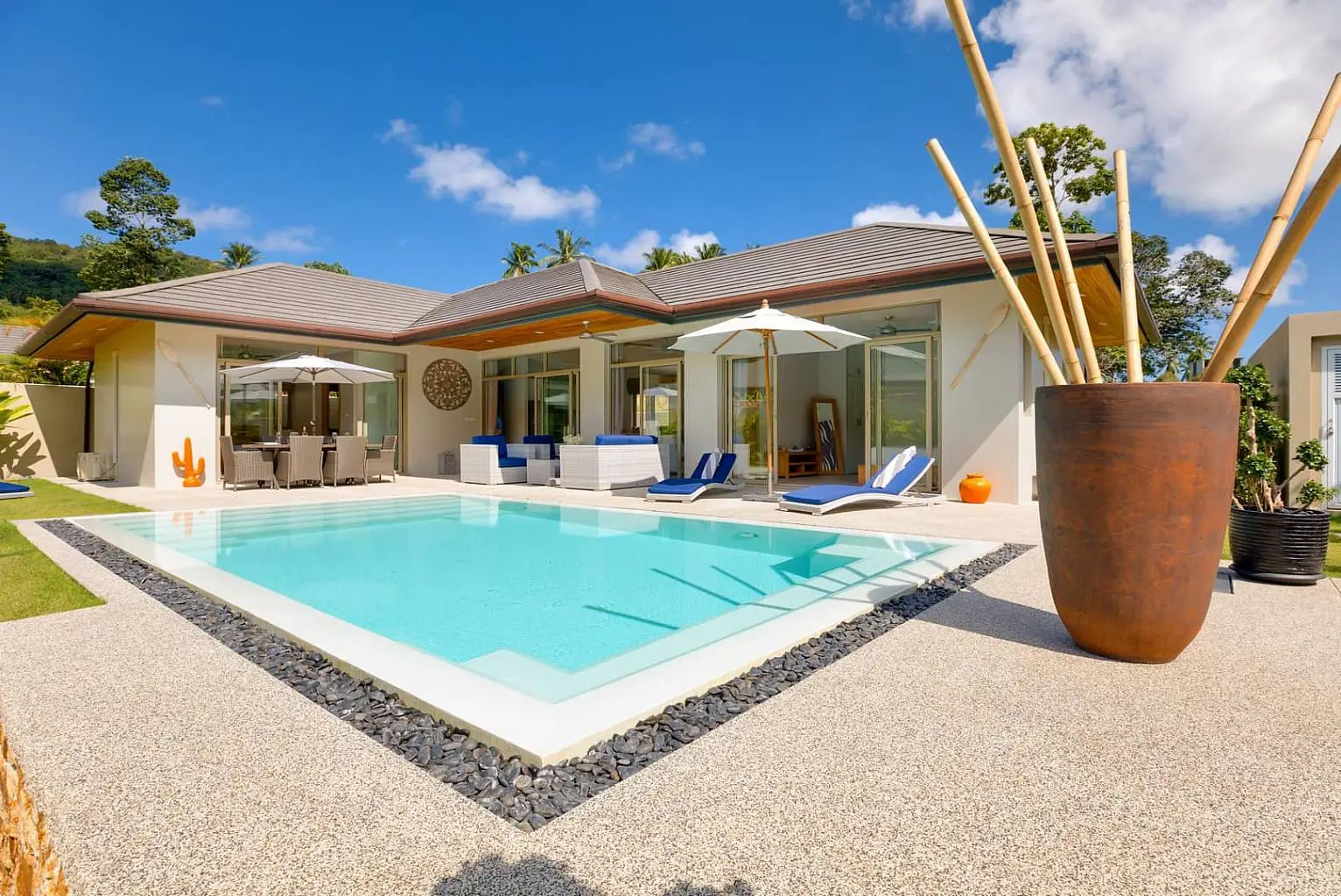 (SOLD) Villa Saona 2 – Chic 3 Bedroom Pool Villa in Lamai for sale