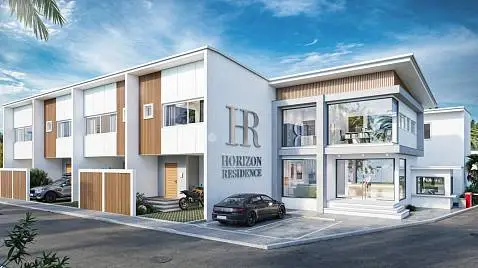 Townhouses "Horizon Platinum Residences – 3 Bedroom Townhouse in Choengmon for sale" 3 bedrooms, 3 showers, garden, gym, walking distance to the beach, district Choeng Mon, 