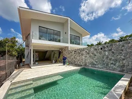 Villas "The Hideaway - 3 Bedroom Semi-Detached Pool Villa in Bophut for sale " 3 bedrooms, 3 showers, garden, private pool, district Bophut, 