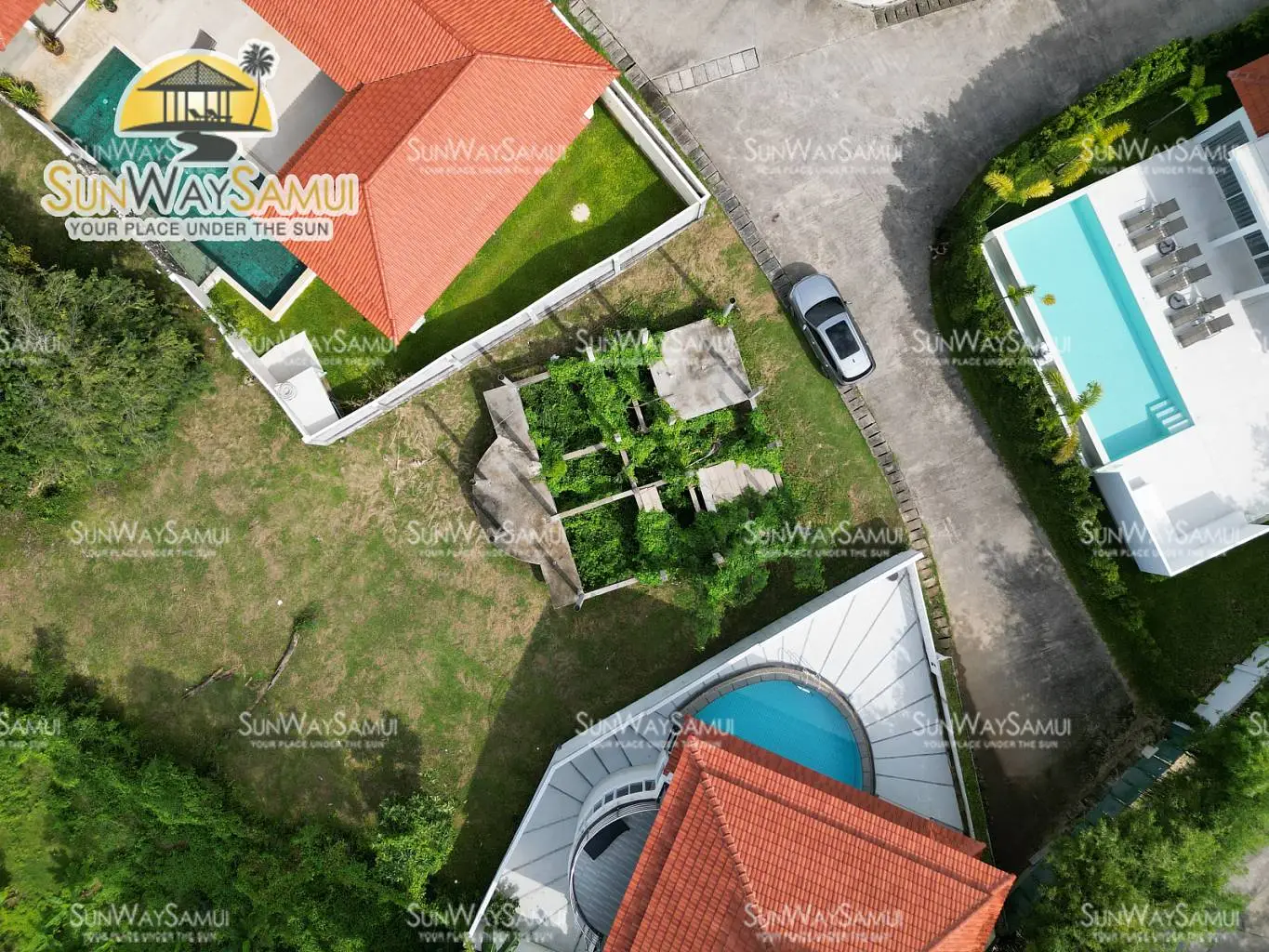 (SOLD) Beach Access 268 sqm Development Land in Tongson Bay Plai Laem for sale