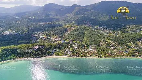 Land "(SOLD) 7 Rai beachfront land for sale in Baan Tai " beachfront, district Baan Tai, 