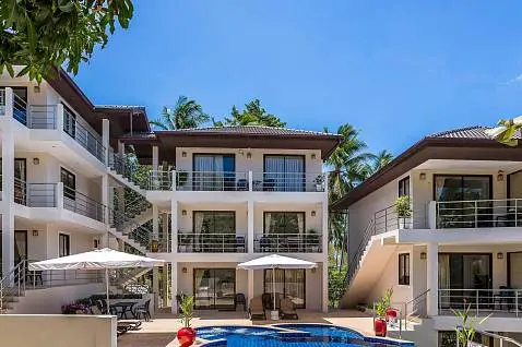 Condominiums "(SOLD) 11 Rooms apartment complex for sale in Chaweng Hills " >9 bedrooms, >9 showers, district Chaweng, 