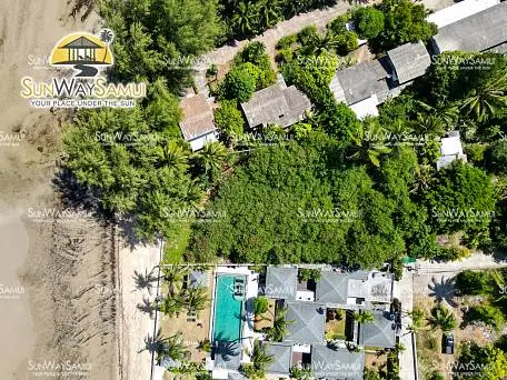 Land "Ultimate 1728 sqm Beachfront land with development plans in Lipa Yai for sale" beachfront, district Lipa Noi, 