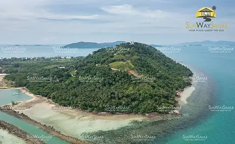 Land "Finest Waterfront Land in Phang Ka, Koh Samui for sale" beachfront, sea view, district Taling Ngam, 