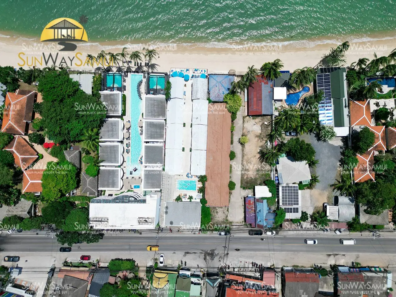(SOLD) Prime 1584 sqm Beachfront Land in the middle of Bangrak for sale