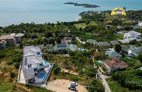 Land "(SOLD) Prestigious 2150 sqm Seaview Plot in Plai Laem Peninsula for Sale" sea view, walking distance to the beach, district Plai Laem, 