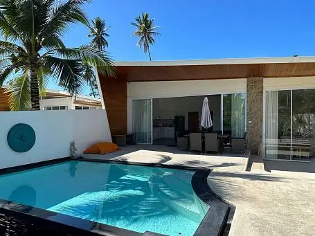 Villas "(SOLD) Comfortable 3 Bedroom Garden Pool Villa in Bophut for sale" 3 bedrooms, 3 showers, garden, private pool, district Bophut, 