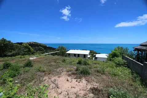 Land "1220 sqm amazing sea view land plot for sale" sea view, walking distance to the beach, district Choeng Mon, 